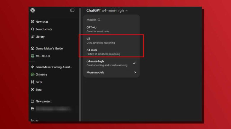 예약 작업 기능을 사용하려면 o3 또는 o4-미니 모델에 접근할 수 있어야 한다. 즉, 유료 구독이 필요하다. Jon Martindale / Foundry