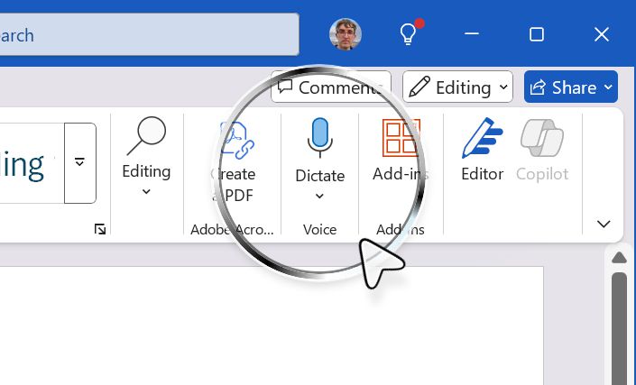 코파일럿 비전은 화면 속 특정 요소를 하이라이트로 표시해 사용자의 주의를 유도할 수 있다.Chris Hoffman, Foundry