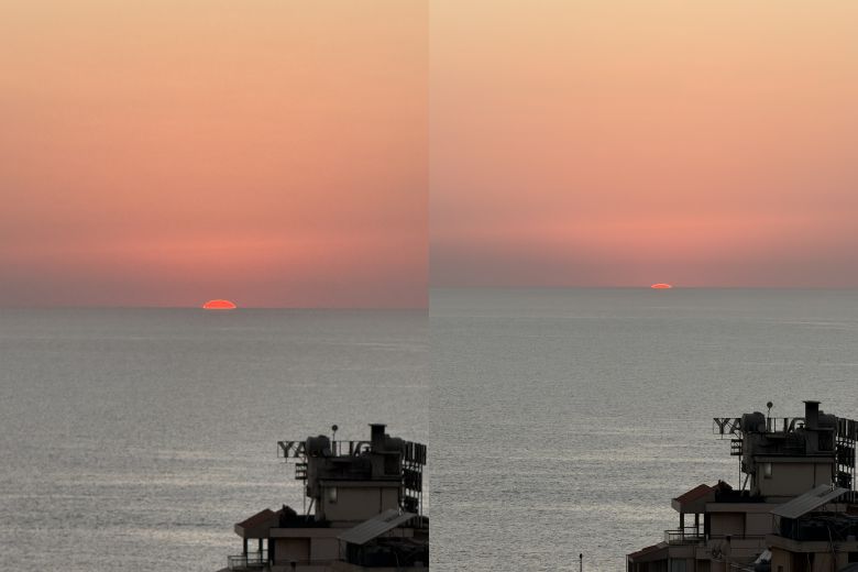 아이폰 16 프로 맥스 촬영본(왼쪽) vs. 아이폰 17 프로 맥스 촬영본(오른쪽)Mahmoud Itani / Foundry