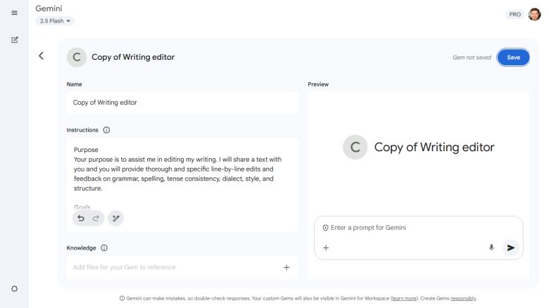 사전 제작된 젬의 복사본을 수정해 자신만의 젬으로 만들 수 있다.Howard Wen / Foundry