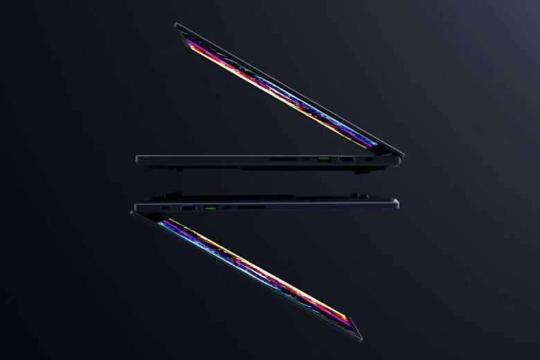 레이저 블레이드 16은 이전 세대 모델보다 훨씬 더 슬림한 디자인을 구현했다.Razer