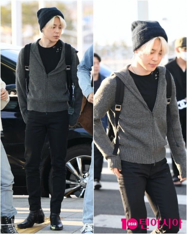 방탄소년단 지민 '누가 봐도 연예인' (19.04.10 인천공항)