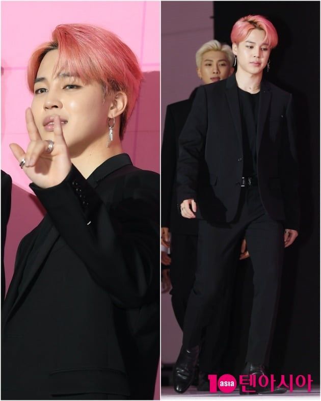 방탄소년단 지민 '치명적인 수트핏' (19.04.17 미니앨범 '맵 오브 더 소울 : 페르소나' 기자간담회)