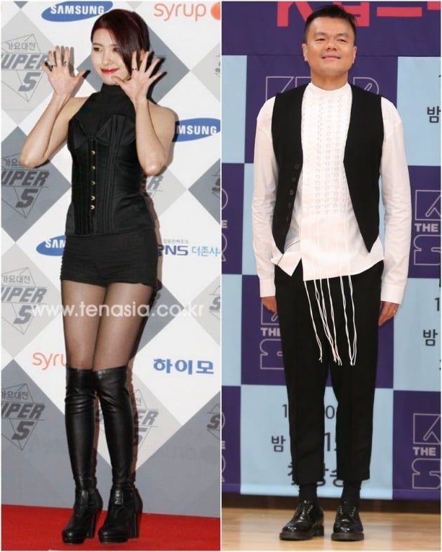 선미-박진영 '섹시하고 화려한 패션 센스도 스승과 제자'