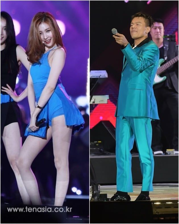 선미-박진영 '무대에서도 빛이나'