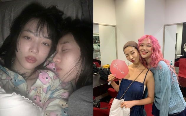 배우 김선아와 故 설리의 생전 모습/ 사진=김선아 인스타그램