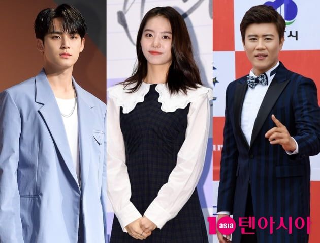 그룹 세븐틴 민규(왼쪽부터), 김소혜, 진해성 / 사진=텐아시아DB