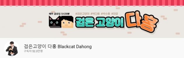 /사진=유튜브 채널 '검은고양이 다홍'