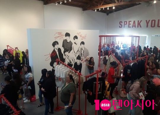 2019년에 열린 미국 로스앤젤레스 팝업스토어  / 사진=텐아시아DB