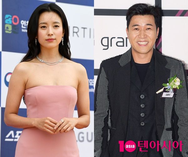 한효주(왼쪽), 김종민 / 텐아시아DB