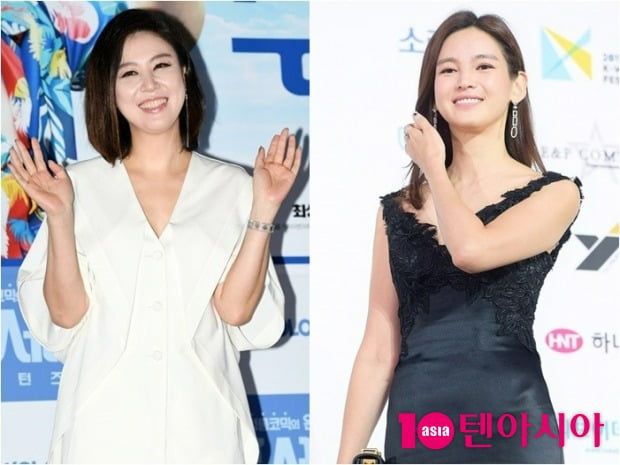 김성경 전 아나운서와 방송인 정가은. / 사진=텐아시아DB