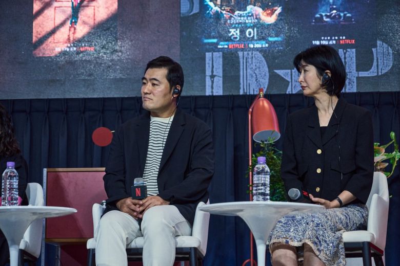 '넷플릭스와 한국 콘텐츠 이야기' 변승민 대표와 김수아 대표 / 사진 제공 = 넷플릭스