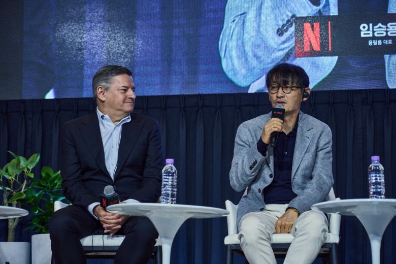 '넷플릭스와 한국 콘텐츠 이야기' 테드 서랜도스와 임승용 대표 / 사진 제공 = 넷플릭스