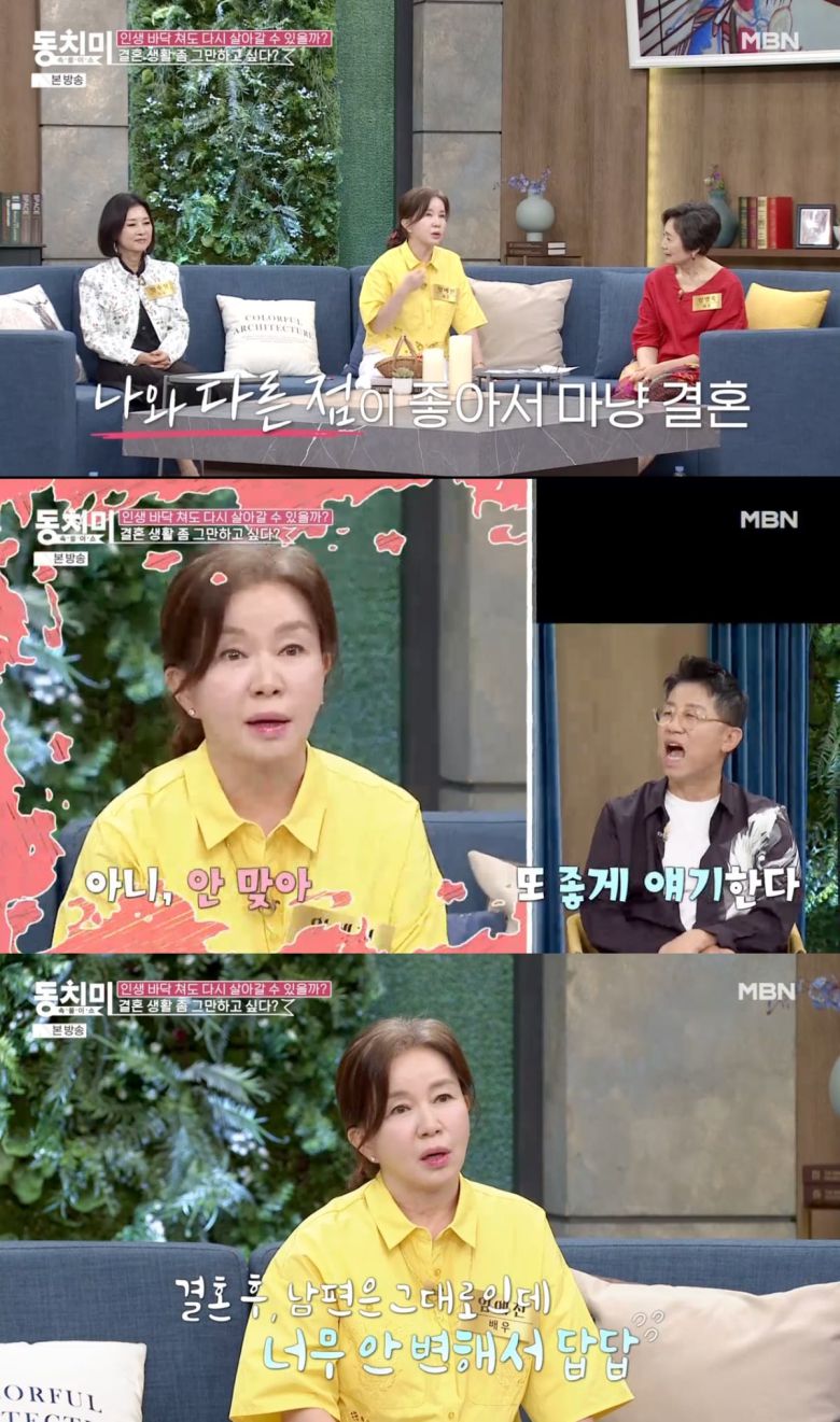 사진 = MBN '속풀이쇼 동치미'