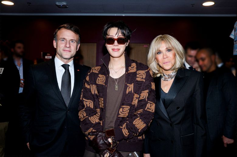 방탄소년단 제이홉_프랑스 마크롱 대통령 내외/사진 = 빅히트뮤직