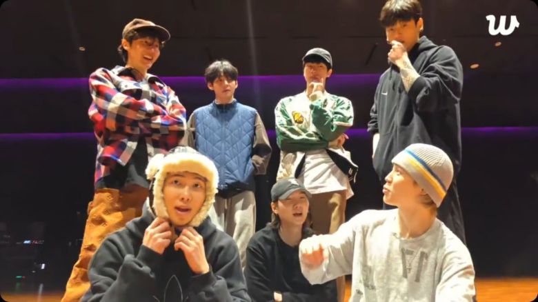 방탄소년단/ 사진=방탄소년단 위버스 라이브 캡처