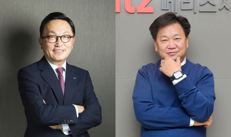 (왼쪽부터) 박현주 미래에셋대우 회장, 존 리 메리츠자산운용 대표 (사진출처=미래에셋대우, 고이란 기자 @photoeran)