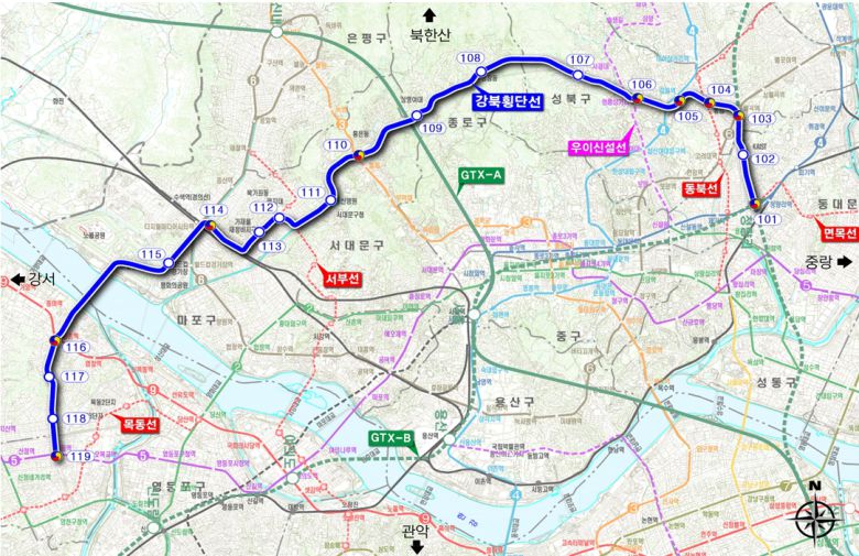 강북횡단선(사진제공=양천구)