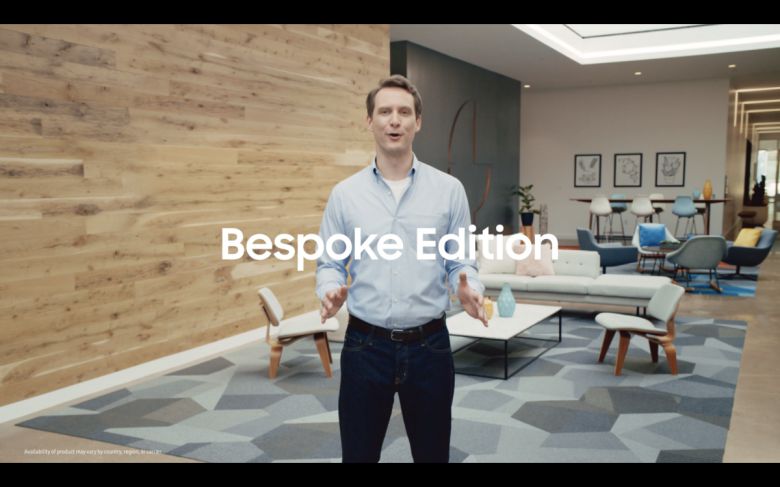 언팩 행사에서 발표하는 삼성전자 미국법인 스티븐 호크(Stephen Hawke) 프로  (사진제공=삼성전자)