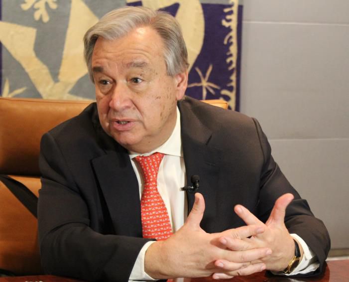 안토니우 구테흐스 유엔 사무총장.