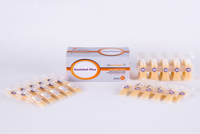 경구용 콜레라 백신 '유비콜-플러스'.
