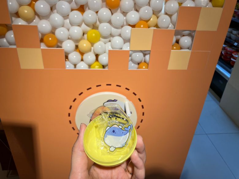 기자가 직접 이벤트에 참여해서 획득한 코인으로 경품추첨에 응모해 키링을 받았다.