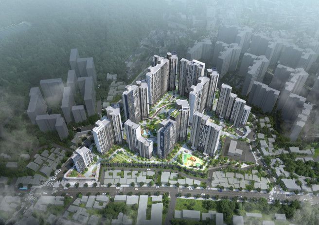 더샵 소양스타리버 조감도(사진제공=포스코이앤씨)