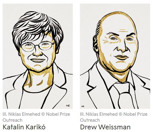 2023년 노벨 생리의학상 수상자