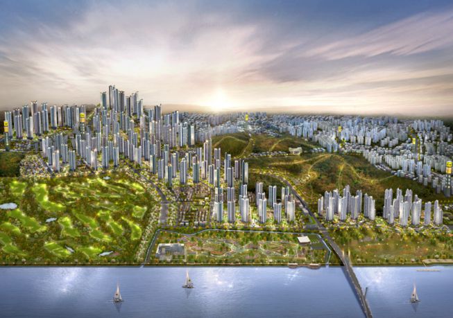 DK아시아가 조성 중인 리조트특별시 조감도