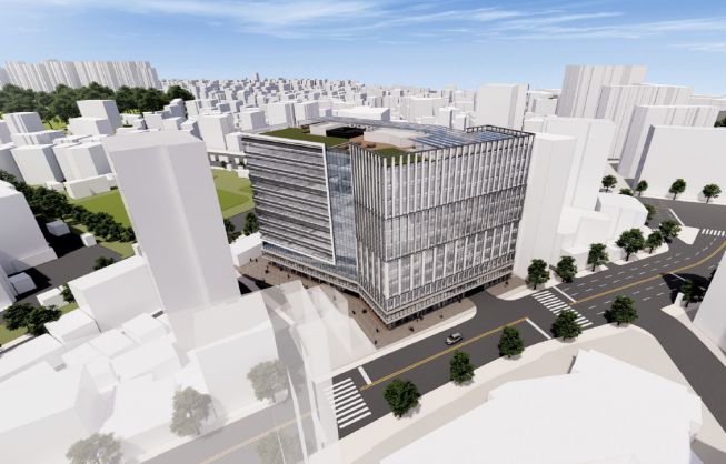 공항지구중심 조감도.