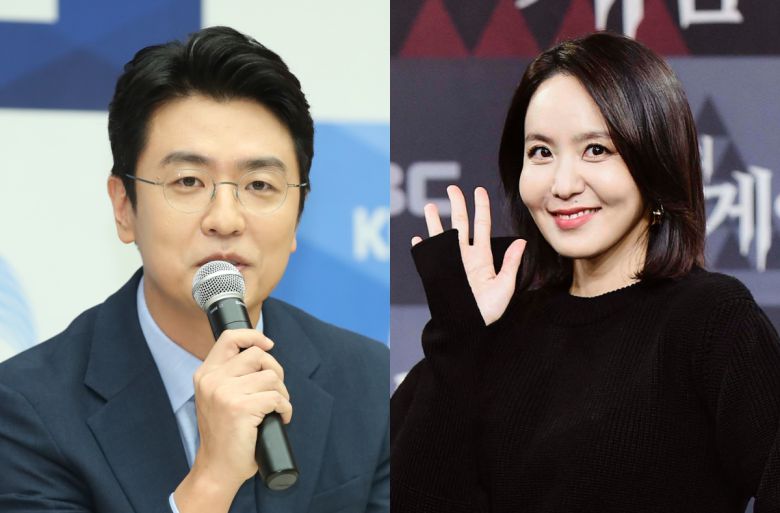 방송인 최동석(왼쪽), 박지윤. (뉴시스)