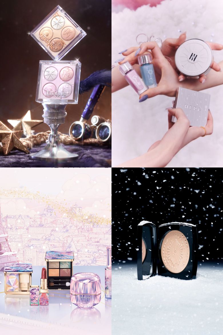 (출처=데이지크, 헤라, 샤넬, 끌레드뽀 보떼 공식 홈페이지 캡처)