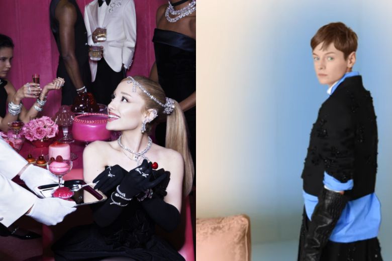 (출처=스와로브스키 제공, 미우미우 공식 유튜브 계정 캡처)