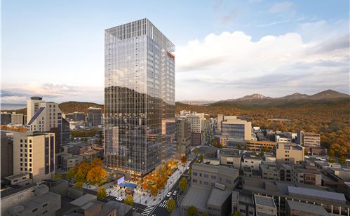 관수동구역 제3지구 도시정비형 재개발사업 조감도.