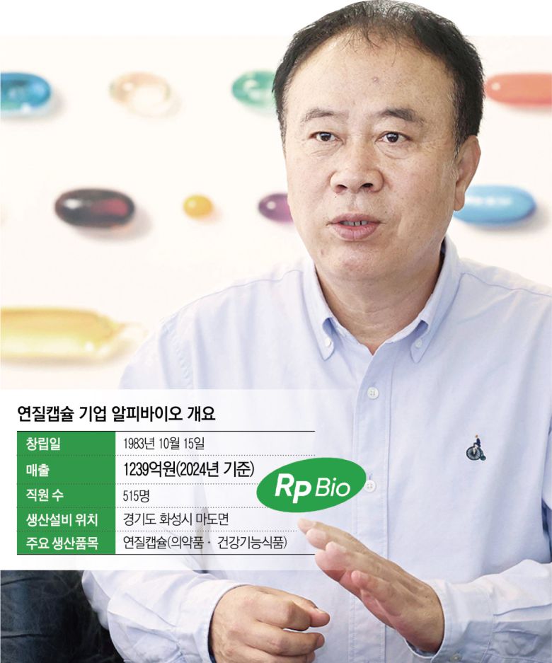 경기 화성시 알피바이오 마도공장에서 본지와 만난 최병대 상무는 “알피바이오는 미국·일본 등 해외시장 공략을 위해 전 공정 자동화시스템을 구축해 생산성과 품질 경쟁력을 끌어올렸다”고 밝혔다. 신태현 기자 holjjak@