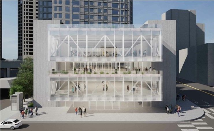 상봉9재정비촉진구역 문화시설 조감도.