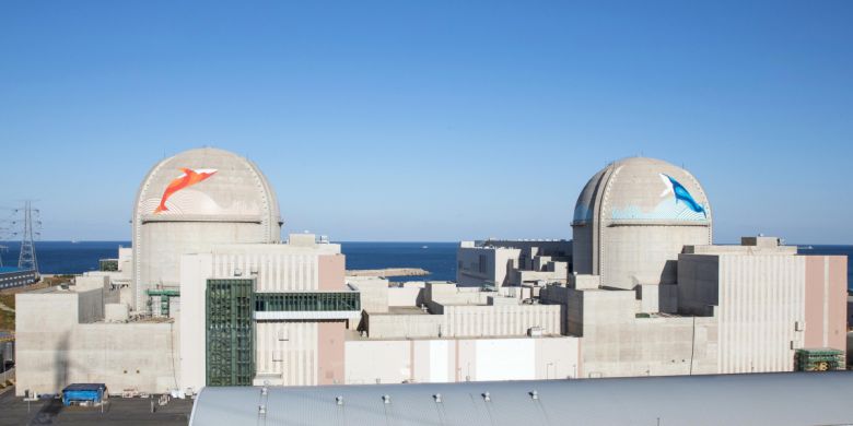 경북 울진군 한울원자력본부 신한울 1·2호기 전경.