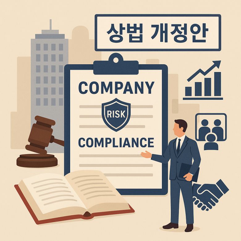 챗GPT로 생성한 상법개정안 관련 이미지