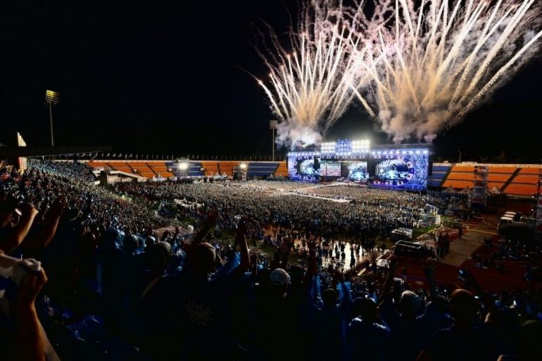 지난달 26일 강원 속초시에서 열린 '싸이 흠뻑쇼. (사진제공=속초시)