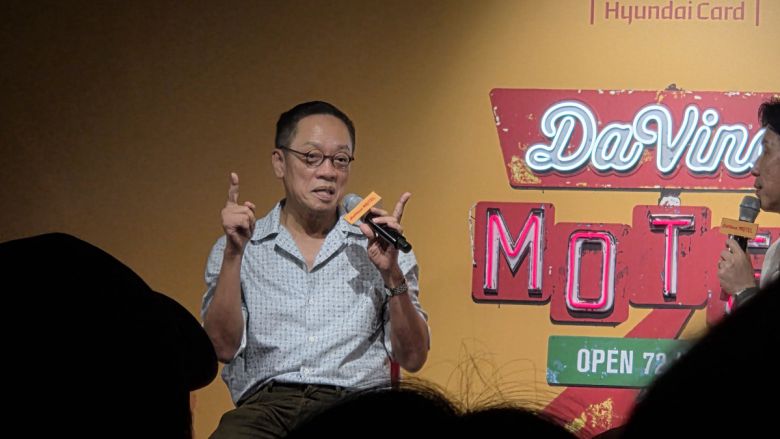 20일 오후 서울 용산구 이태원에서 열린 현대카드 문화 융복합 행사 '다빈치 모텔'에서 정태영 현대카드 부회장과 유희열 안테나뮤직 대표가 대담을 가졌다. (김은재 기자. silverash@)