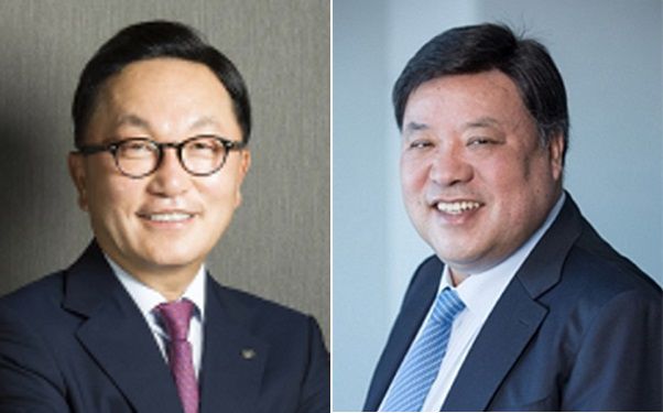 (좌)미래에셋그룹 회장 (우)서정진 셀트리온 회장