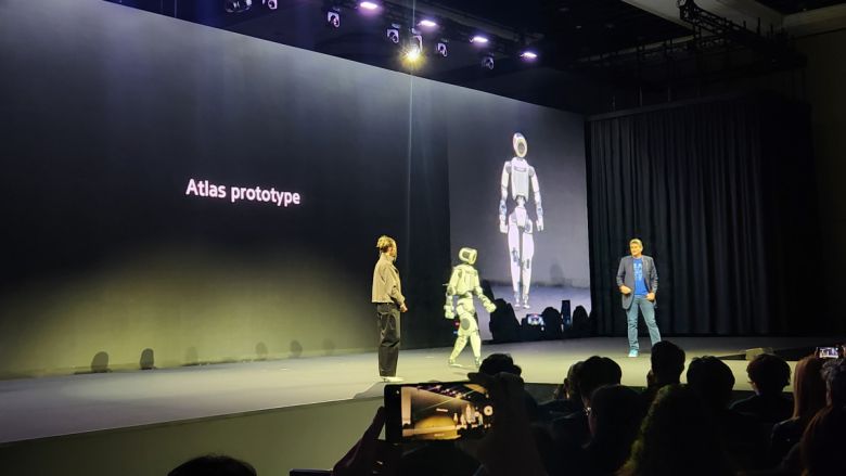 5일(현지시간) 공개된 현대차그룹 보스턴다이내믹스의 로봇 ‘아틀라스’. 김채빈 기자 @chaebi