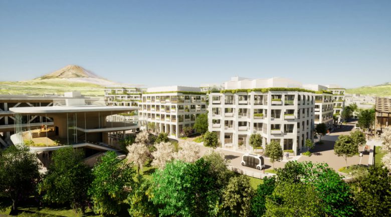 도요타의 '우븐시티' 이미지