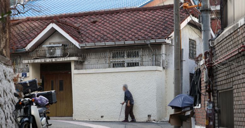 서울의 노년층 1인가구 밀집 지역의 모습