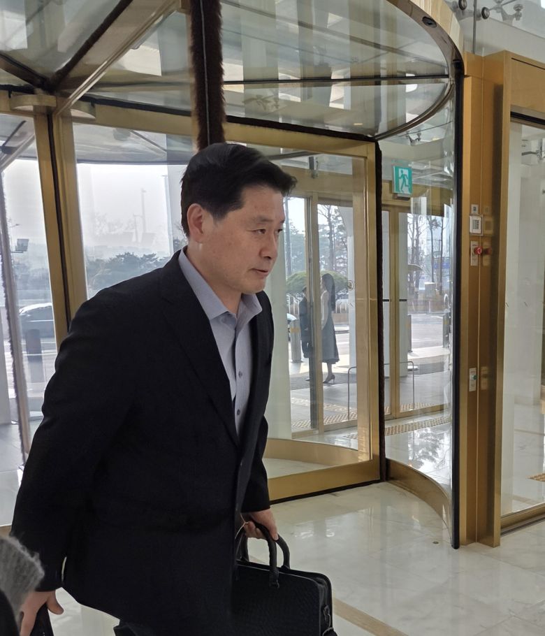 15일 서울 송파구 롯데월드타워에서 열리는 VCM에 참석하는 이원택 롯데GRS 대표