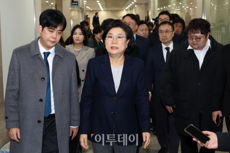 이혜훈 기획예산처 장관 후보자가 19일 서울 여의도 국회에서 인사청문회 관련 입장을 밝히고 있다. 고이란 기자 photoeran@