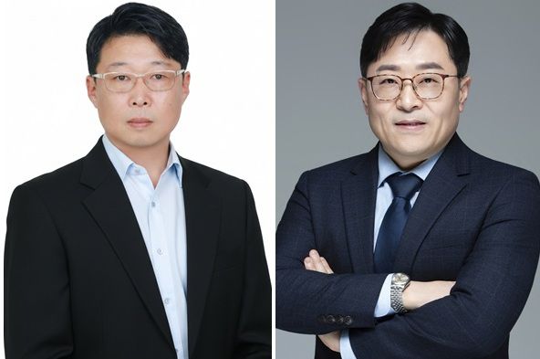 이상윤 L하우스 공장장(왼쪽)과 이범한 QE실장.