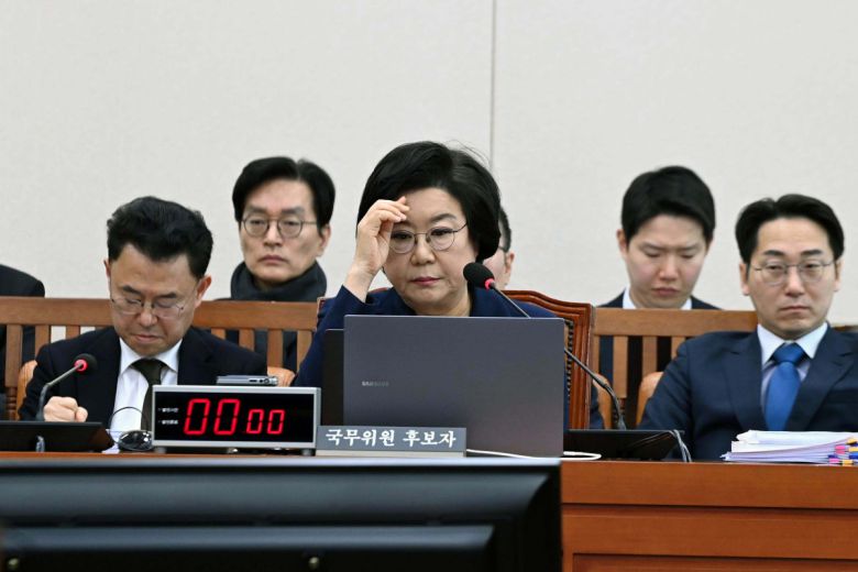 이혜훈 기획예산처 장관 후보자가 23일 서울 여의도 국회 재정경제기획위원회에서 열린 인사청문회에 참석해 있다. 신태현 기자 holjjak@