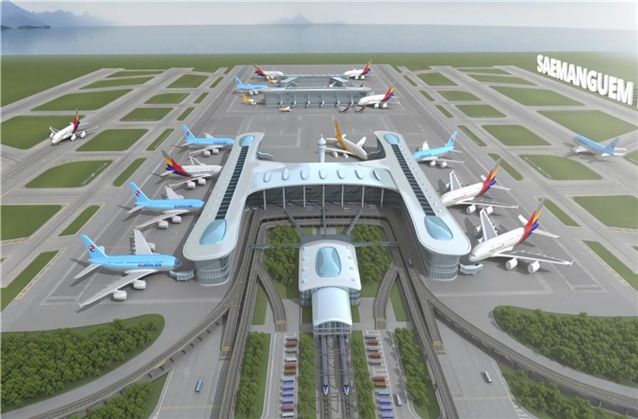 ▲새만금 국제공항 조감도 ⓒ전북도