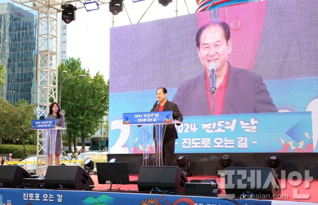 ▲28~29일 서울 청계광장에서 열린 '2024 진도의 날' 행사.2024.9.28ⓒ진도군